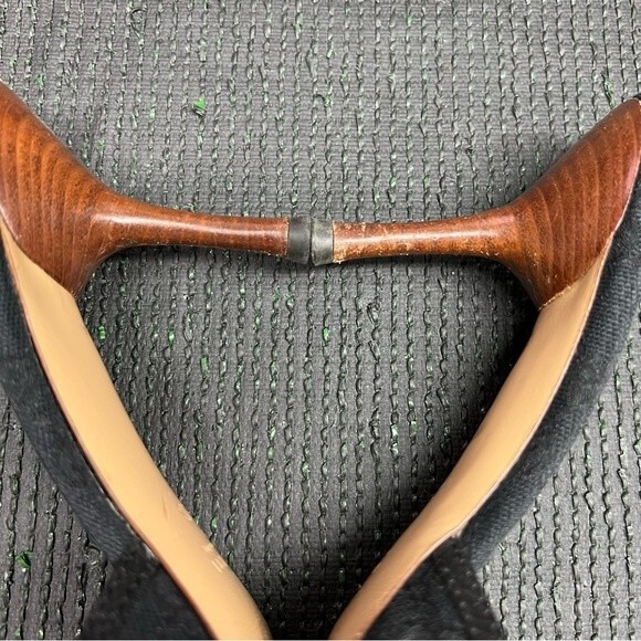 Gucci Black Open Toe Bambo Heels Size 9 - Picture 11 of 12